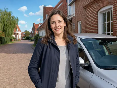 Verkäufer aus Coesfeld mit dem verkauften Fahrzeug